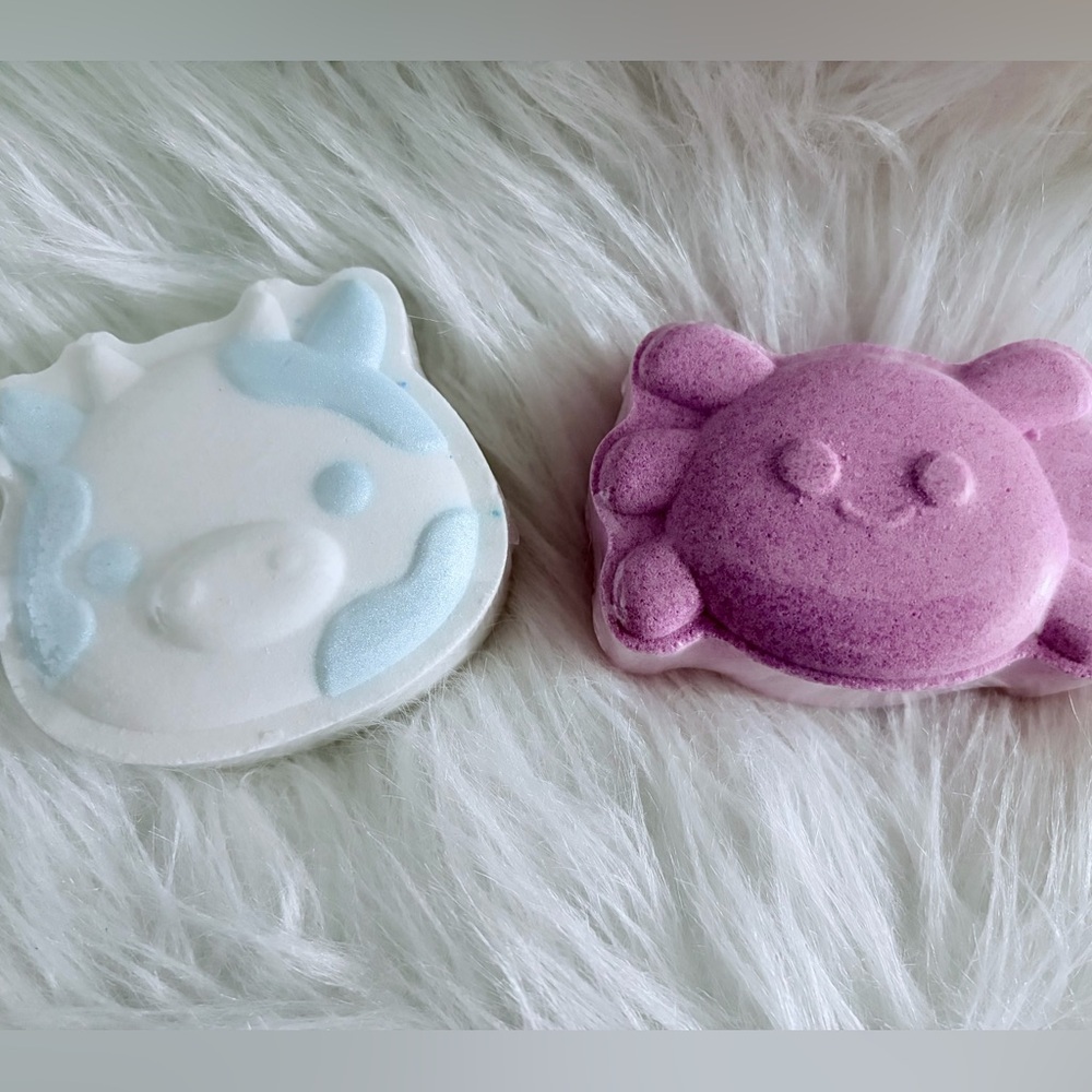 Kids Bath Bomb Set - Blue and Pink